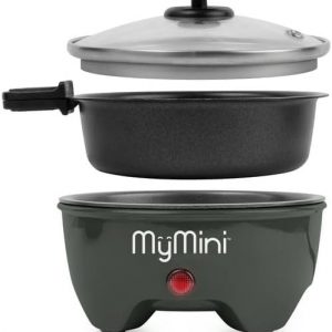 5-inch Noodle Cooker & Skillet Electric Hot Pot, Blackberry (3.7" x 5.25", 1.25 Lb), INDICATOR LIGHTS, COMPACT AND LIGHTWEIGHT