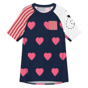 I Love To Fly men’s rash guard