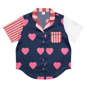 I Love To Fly women’s short sleeve pajama top